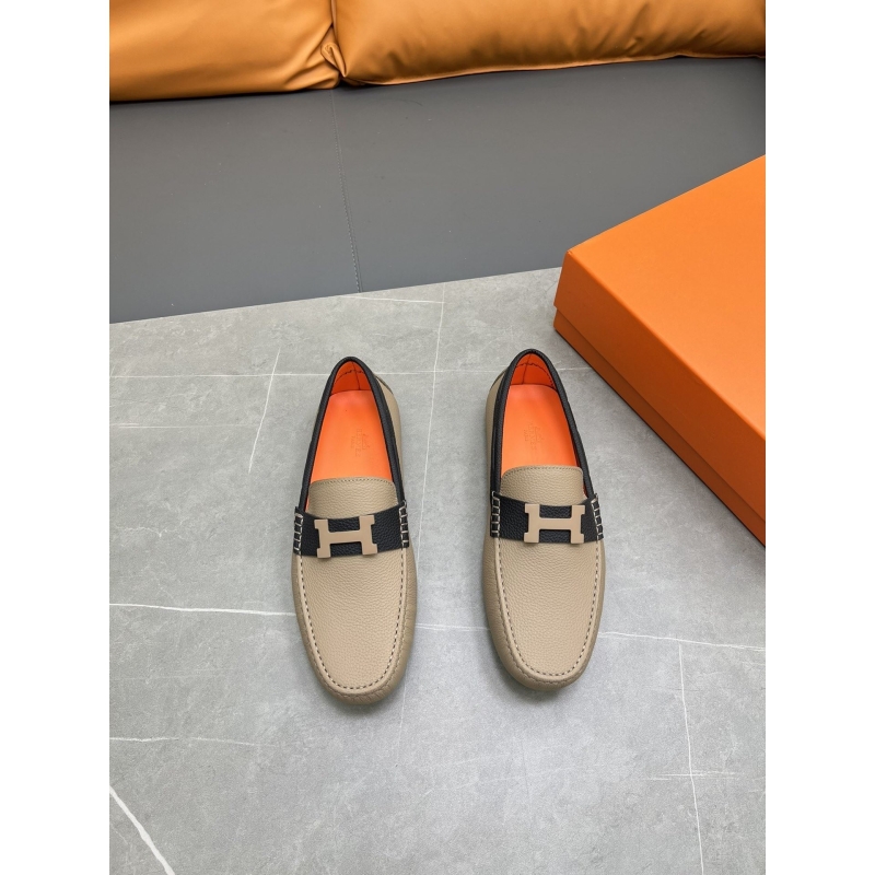 H**mes leather shoes